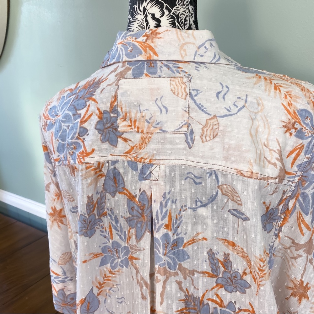 NWT FP ‘Love Letters’ Button Down Shirt, M - Picture 6 of 8